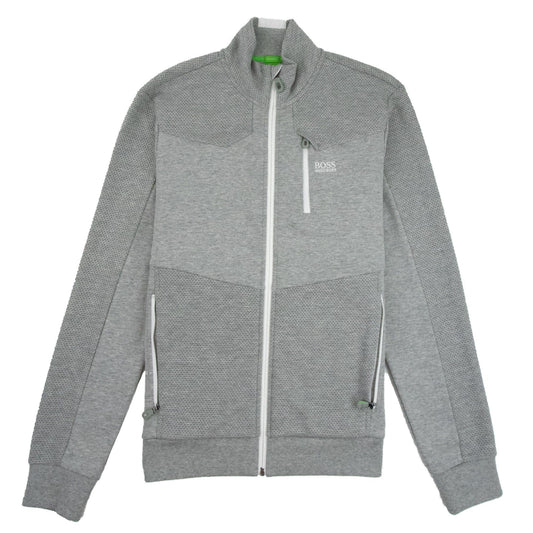 Hugo Boss Skavon Funnel Neck Tracksuit Top Grey