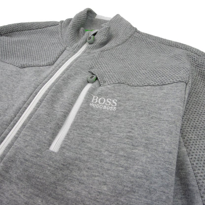 Hugo Boss Skavon Funnel Neck Tracksuit Top Grey