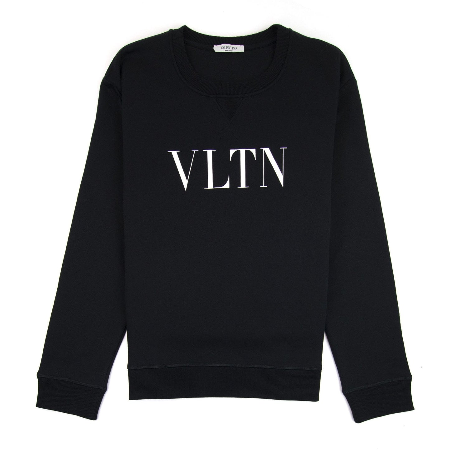 Valentino Vltn Crewneck Sweatshirt Black