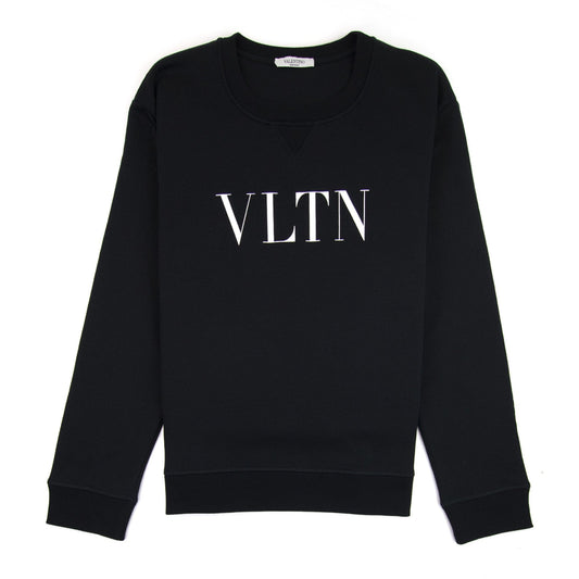 Valentino Vltn Crewneck Sweatshirt Black