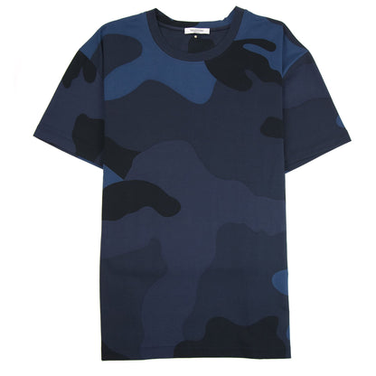 Valentino Macro Camouflage T-shirt Blue Camo