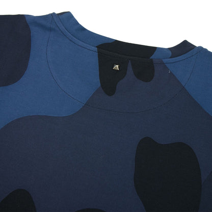 Valentino Macro Camouflage T-shirt Blue Camo