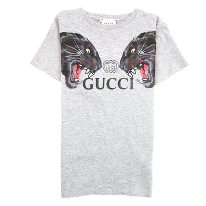 Gucci Junior Panthers T-Shirt Grey 1151