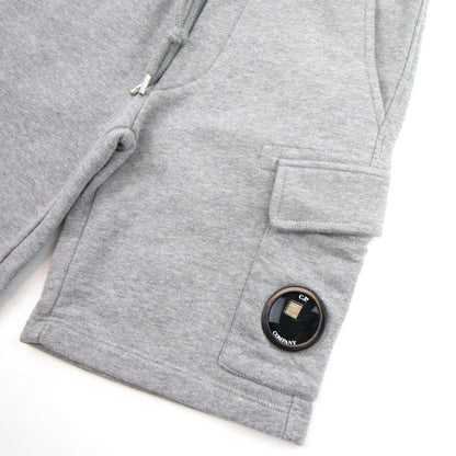 CP Company Undersixteen Grey Lens Logo Bermuda Shorts Grey M93