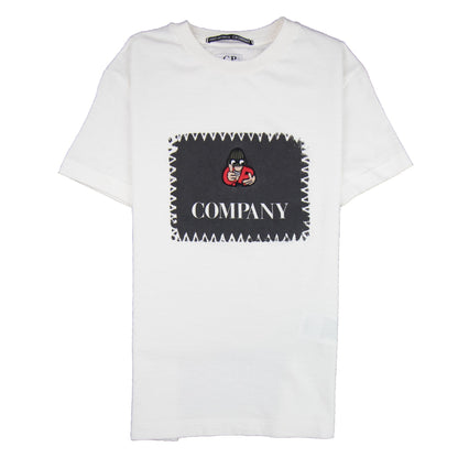 CP Company Undersixteen Comics And Cars Patch Logo T-shirt White 103