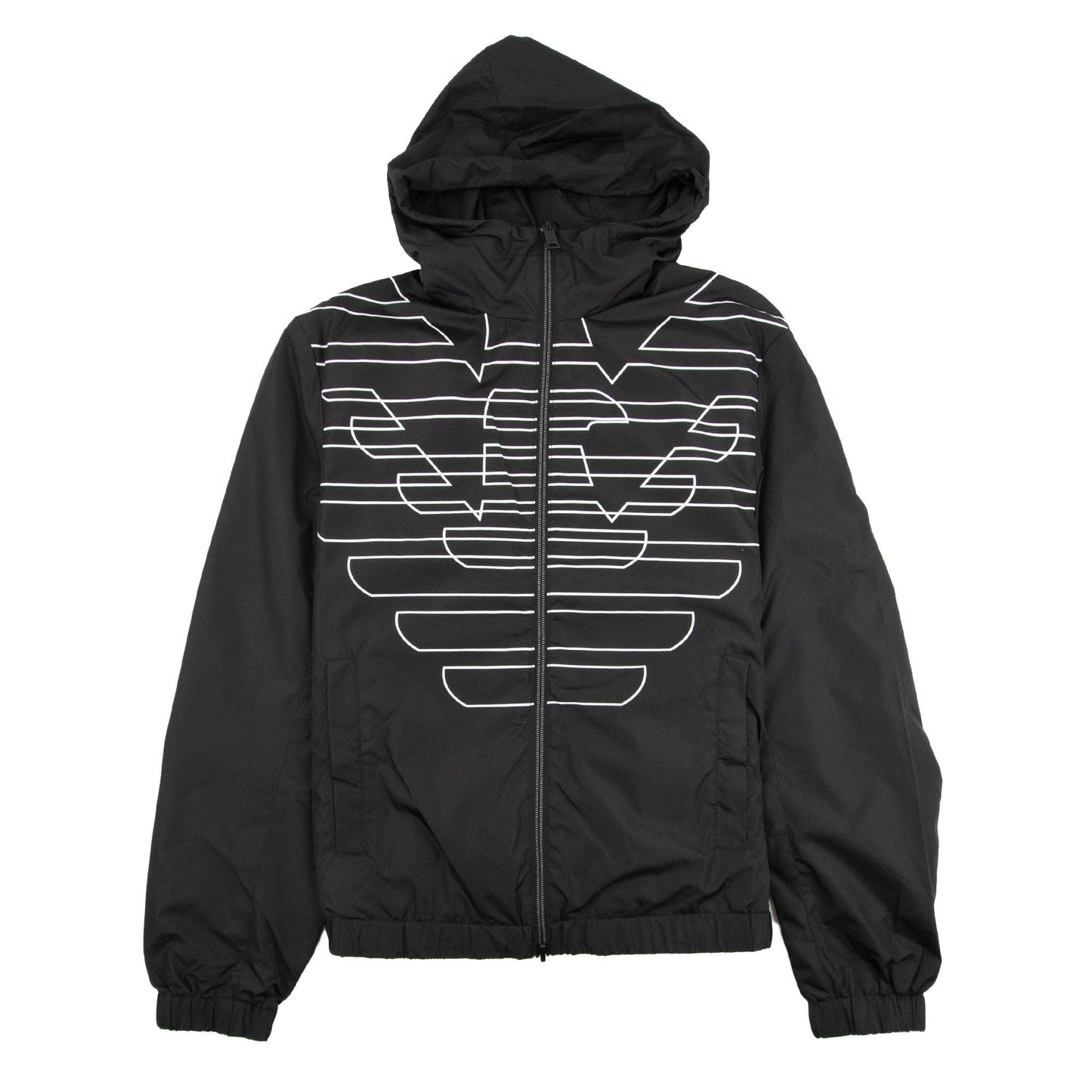 Emporio Armani Reversible Large Logo Jacket Nero/Bianco