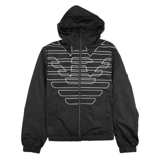 Emporio Armani Reversible Large Logo Jacket Nero/Bianco