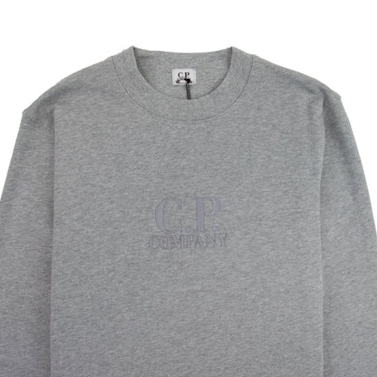 CP Company Fleece Sweatshirt Front Logo Grey M93