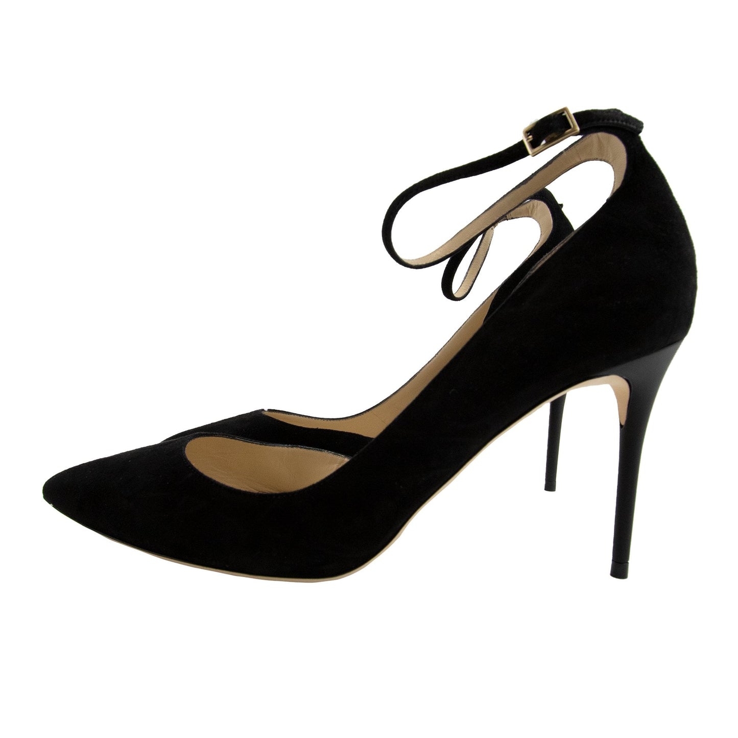 Jimmy Choo Lucy 85 Womens Leather Pumps Black