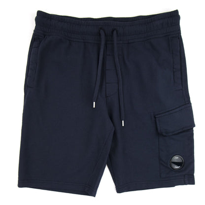 CP Company Lens Sweat Shorts Navy 888