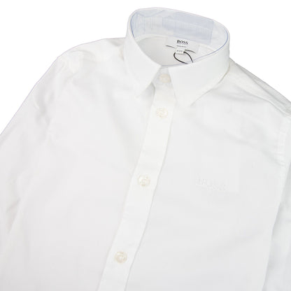 Hugo Boss Kids Long Sleeve Shirt White