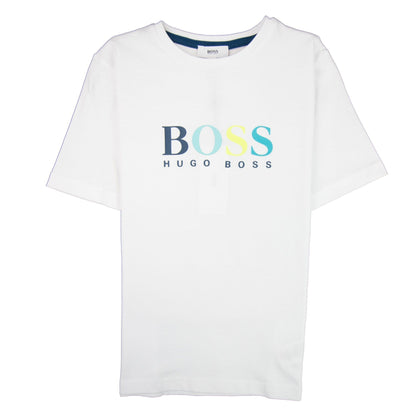 Hugo Boss Kids Chest Multi Logo T-shirt White