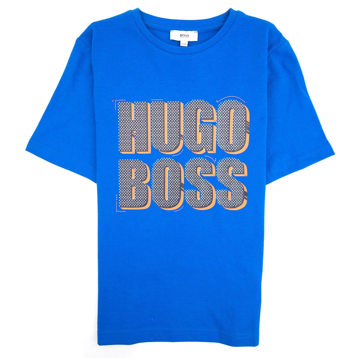 Hugo Boss Kids Polka Dot Logo T-shirt Blue