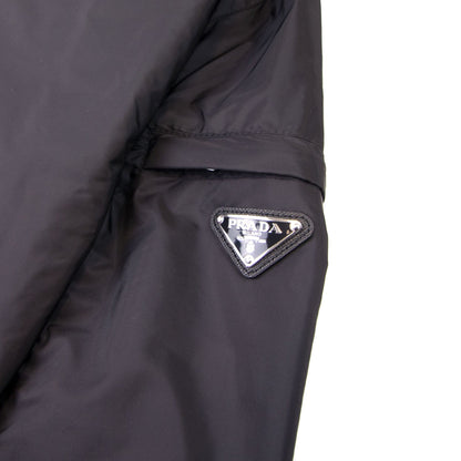Prada Giubbotto Nylon Piuma Windbreaker Jacket Nero