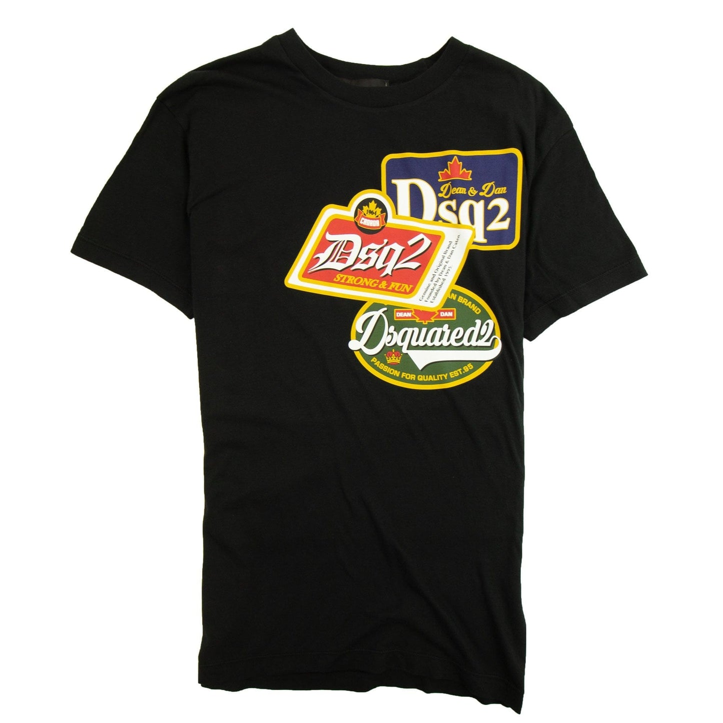 Dsquared2 Strong & Fun Vintage T-shirt Black 900