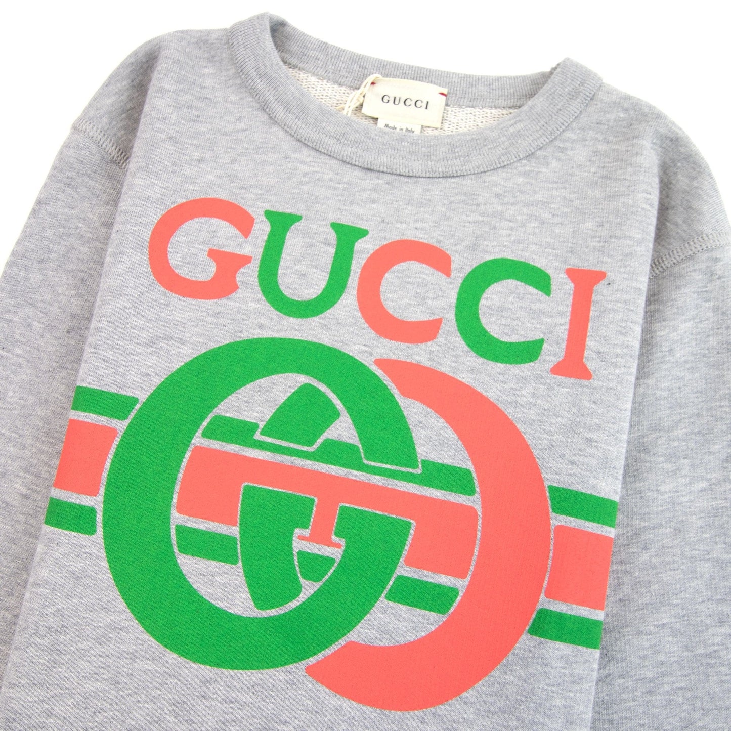 Gucci Junior Interlocking G Sweatshirt Grey