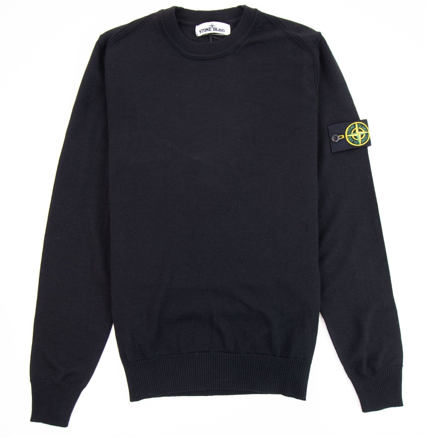 Stone Island 524C4 Crewneck Wool Knit Black V0029