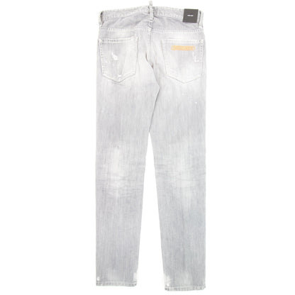 Dsquared2 Grey Denim Slim Jeans Grey
