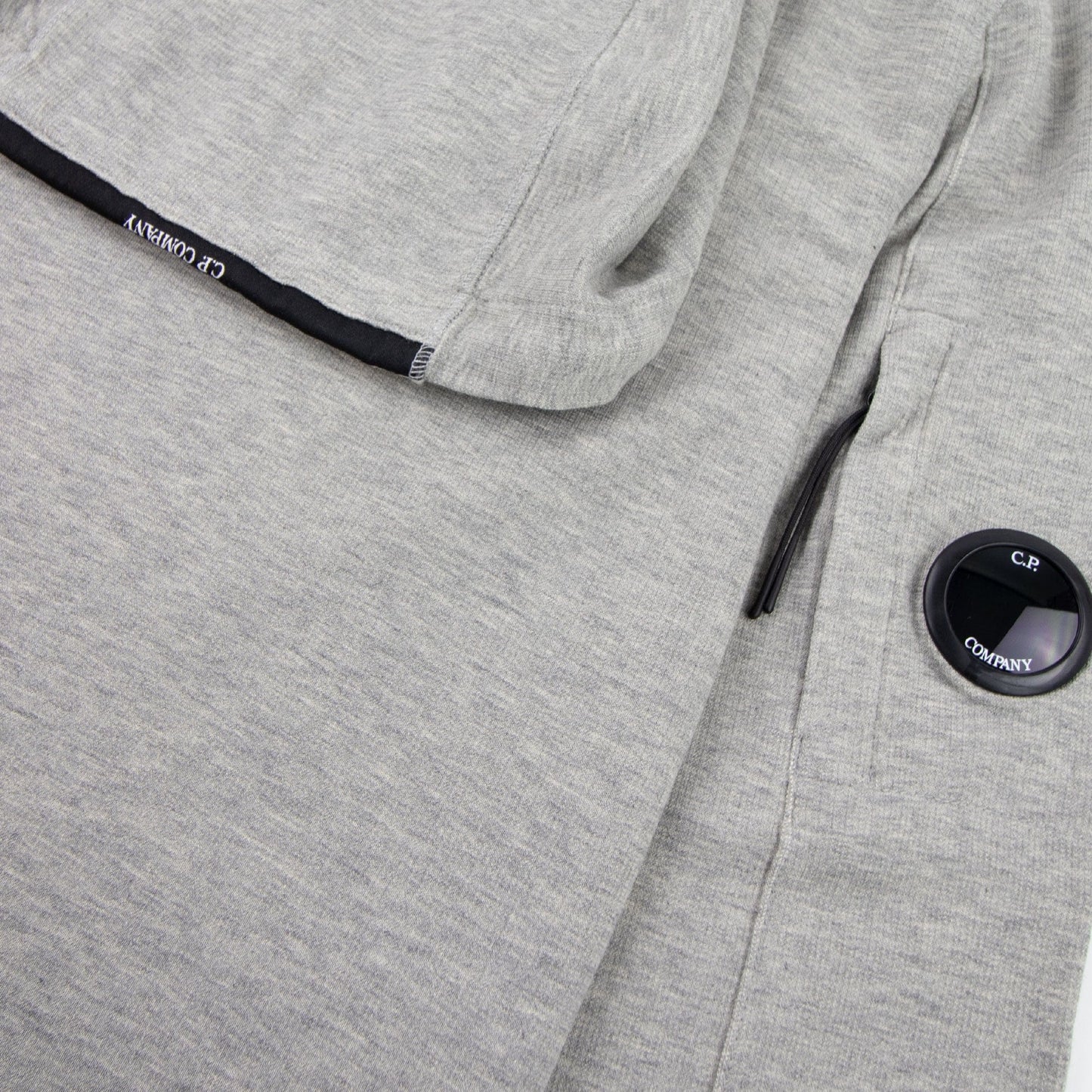 CP Company Light Fleece Hooded Sweat Grey M93
