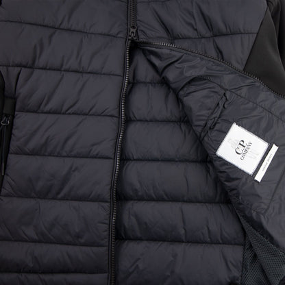 CP Company Padded Half Soft Shell Jacket Black 999