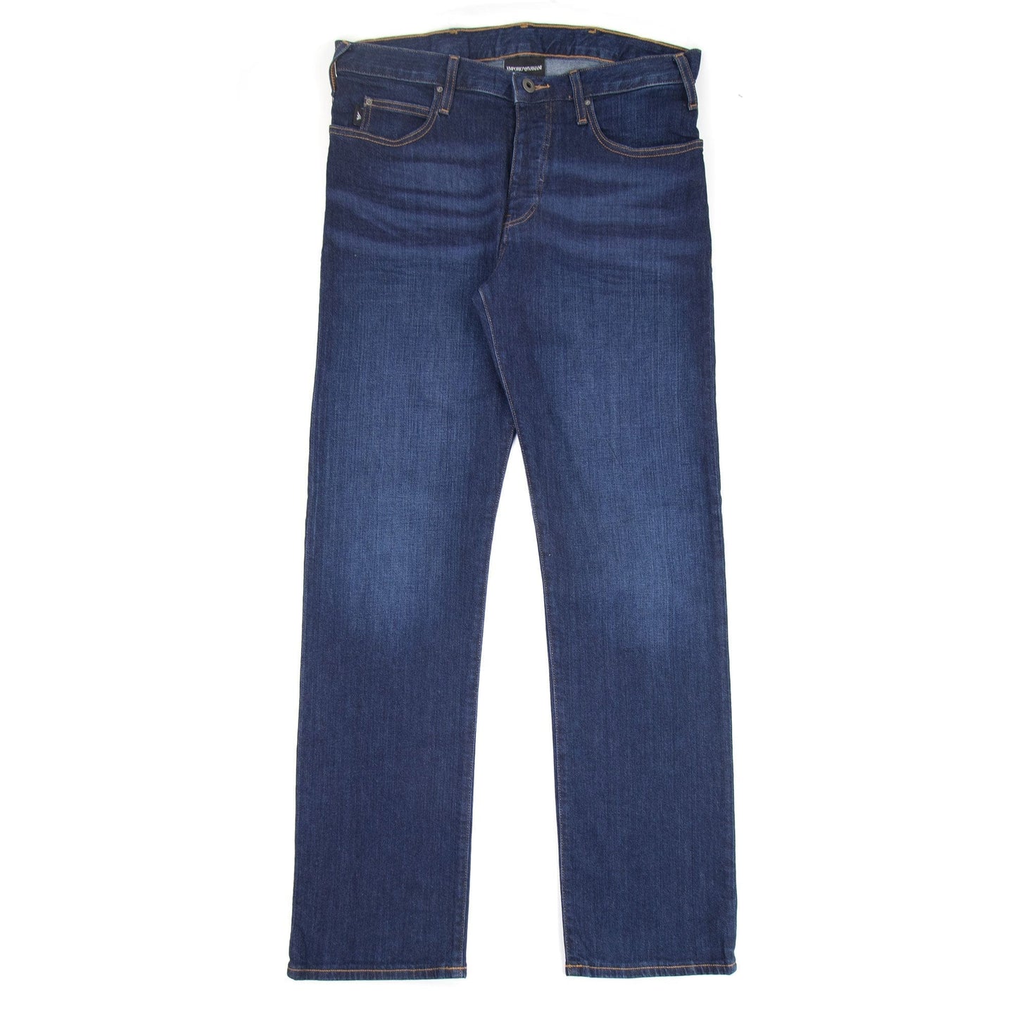Emporio Armani J06 Slim Fit Tobacco Stitch Jean 0941 Denim Blue