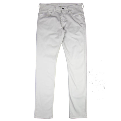 Emporio Armani J06 Slim Fit Matching Stitch Jeans Grey 0603
