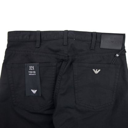Emporio Armani J06 Slim Fit Matching Stitch Jeans Nero 0999