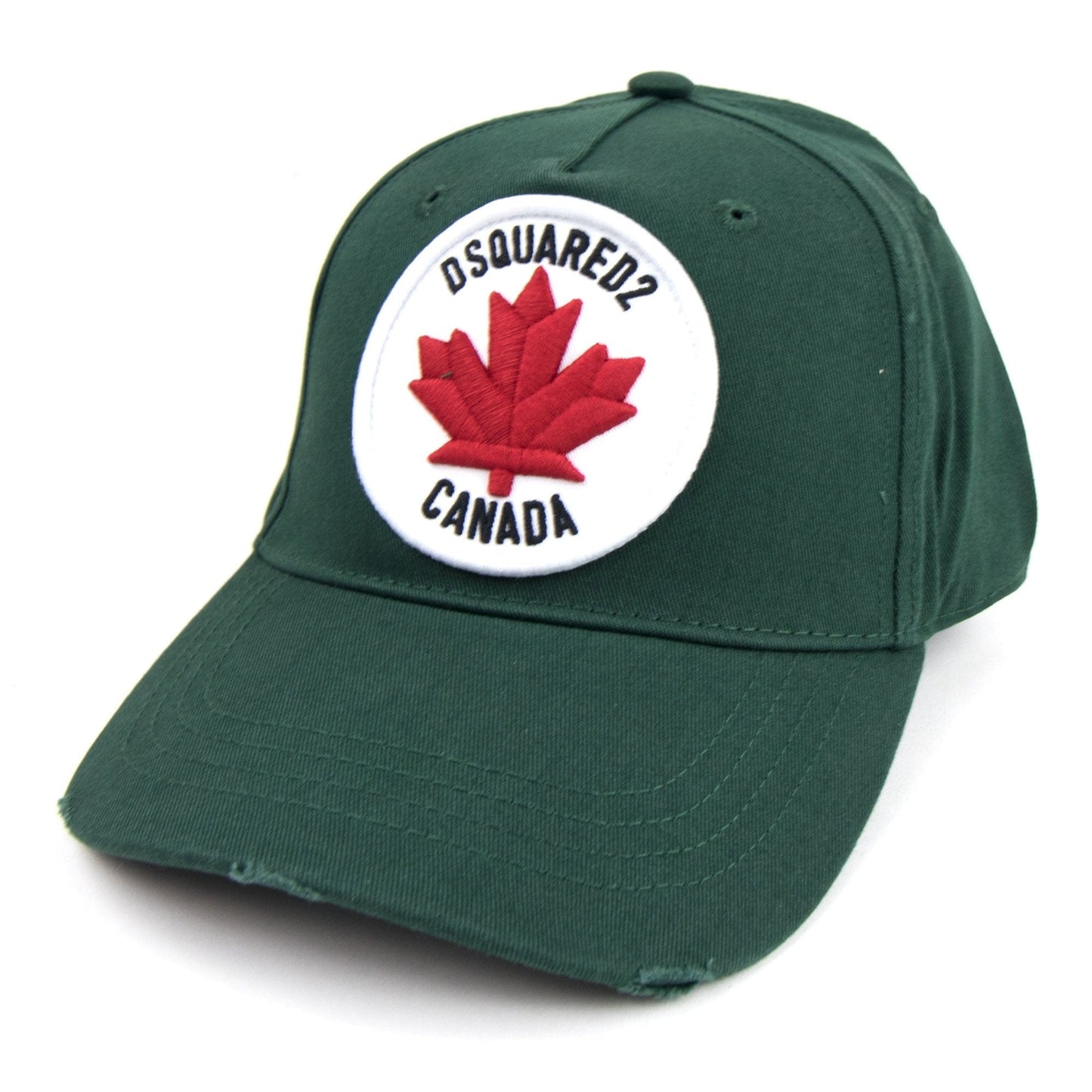 Dsquared2 Maple Patch Logo Baseball Cap Green