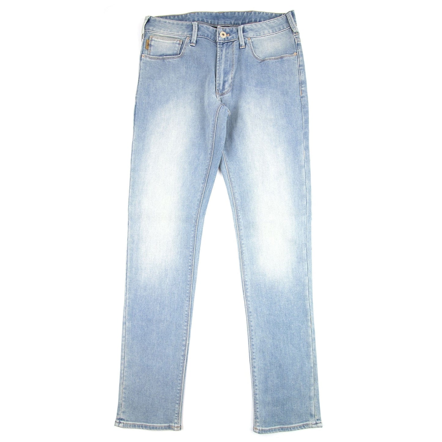 Emporio Armani J06 Slim Fit Washed Denim Jeans 0943 Denim Blue