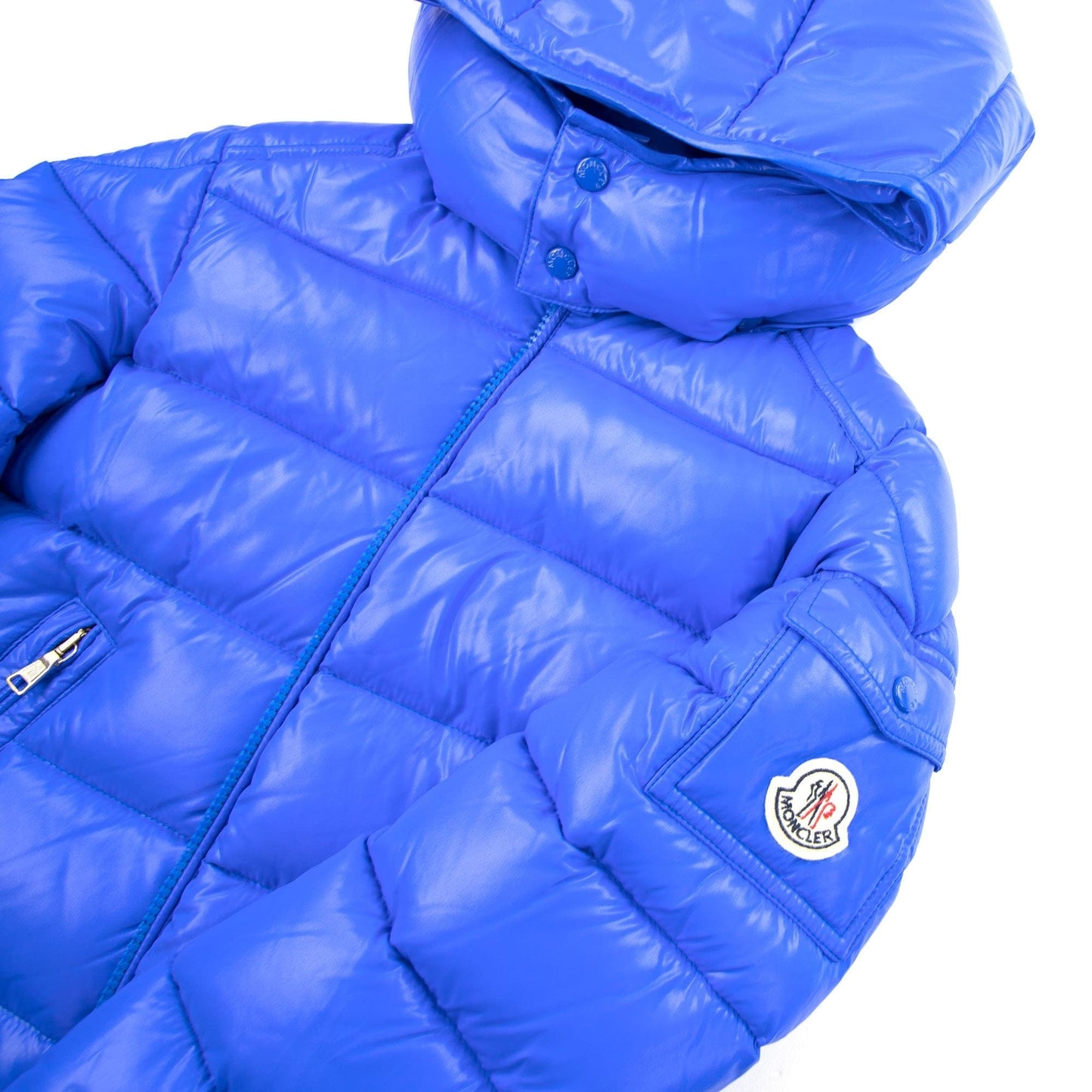 Moncler Junior New Maya Giubbotto Down Jacket Blue 709