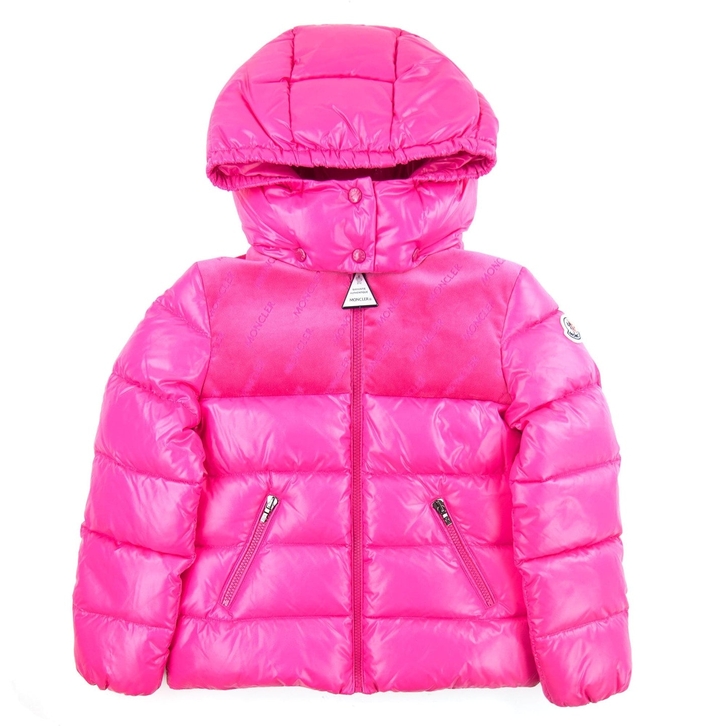 Moncler Junior Paspale Giubbotto Down Jacket Pink 546