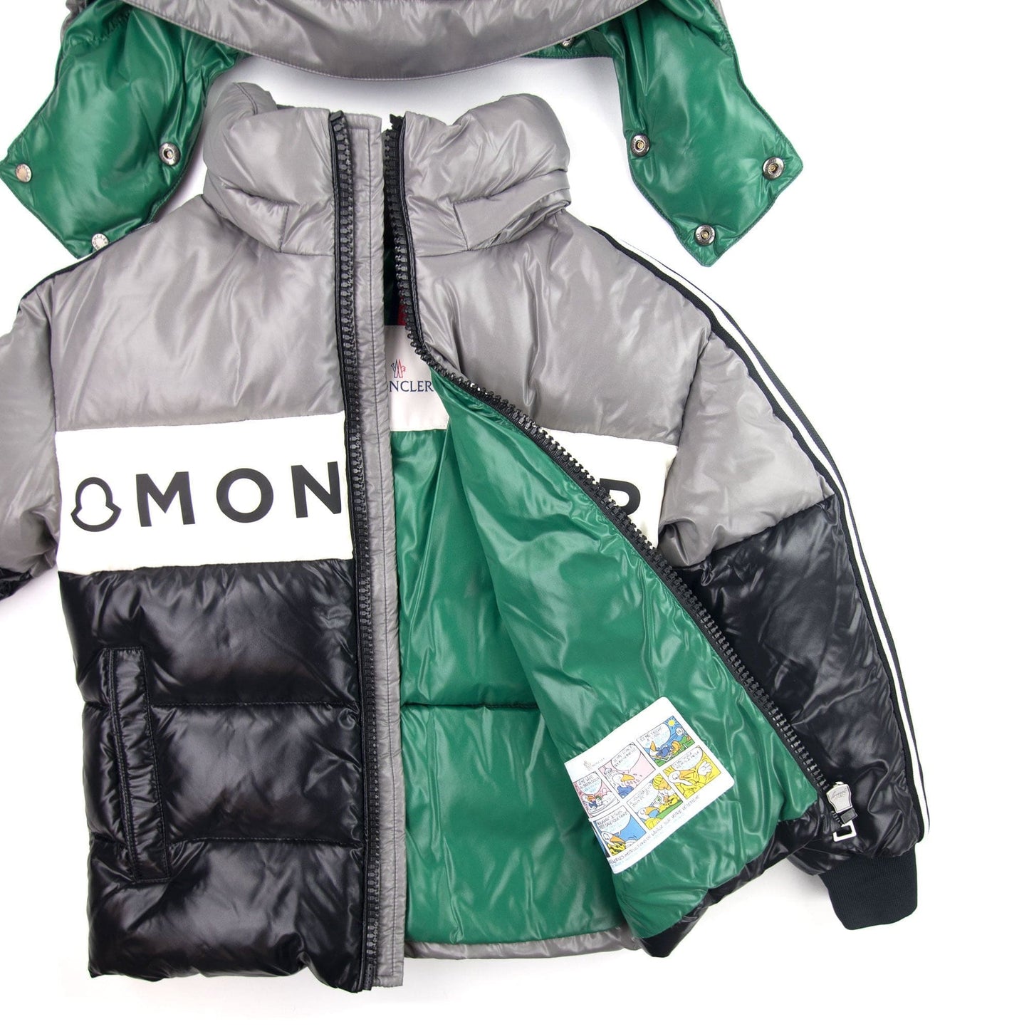 Moncler Junior Fabrege Giubbotto Down Jacket Black 906