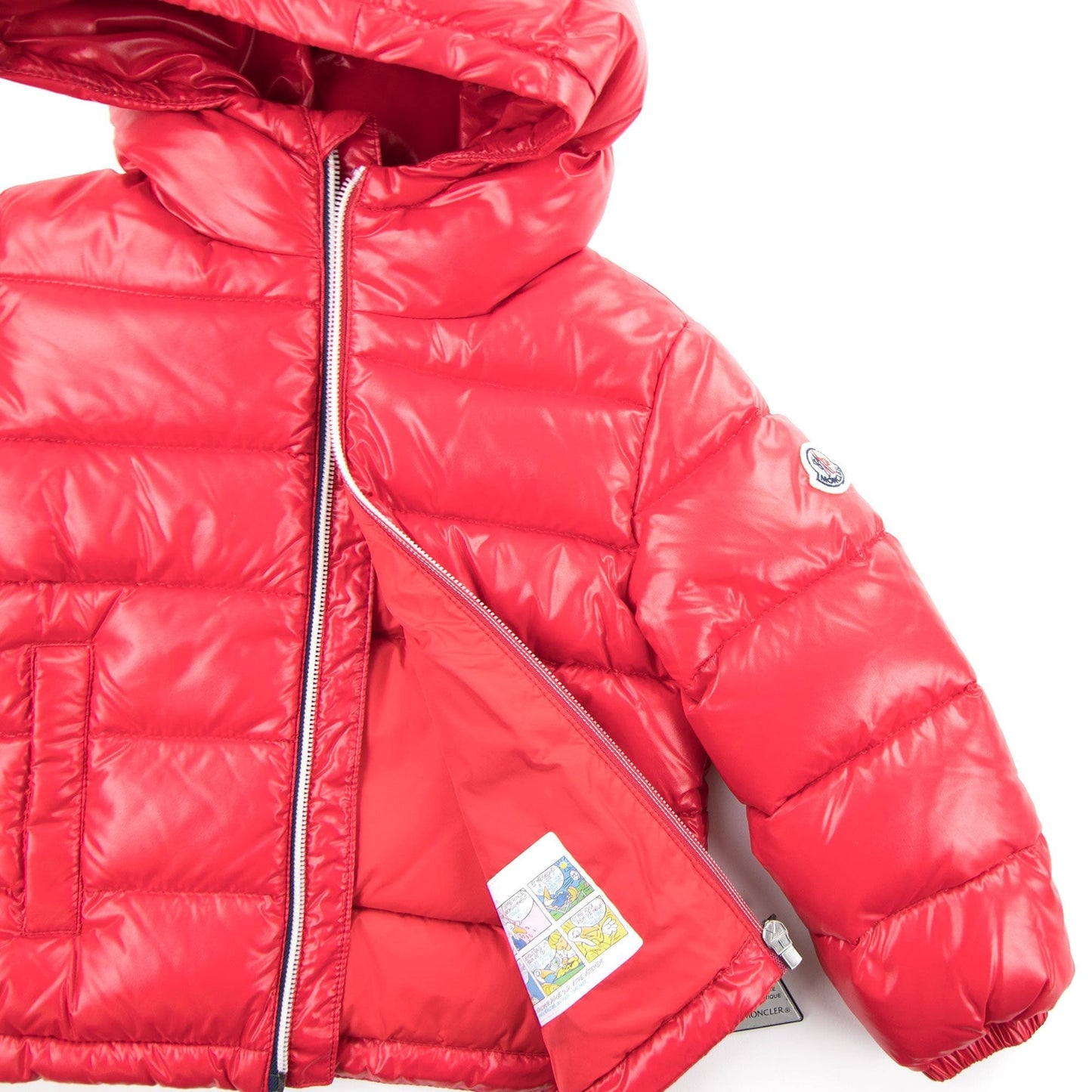 Moncler Junior New Aubert Giubbotto Down Jacket Red 455