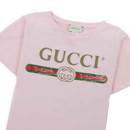 Gucci Junior Logo T-shirt 5861 Pink