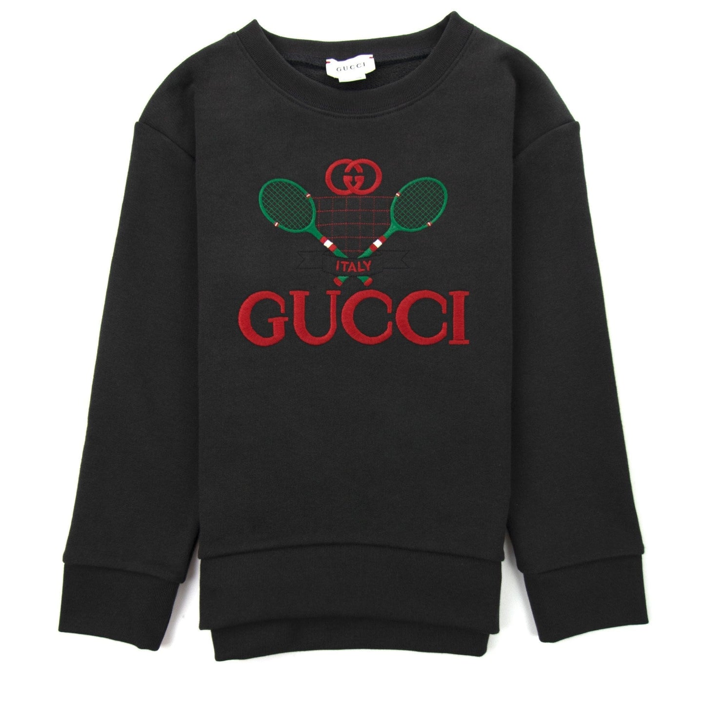 Gucci Junior Sweatshirt With Gucci Tennis 1073 Dark Grey