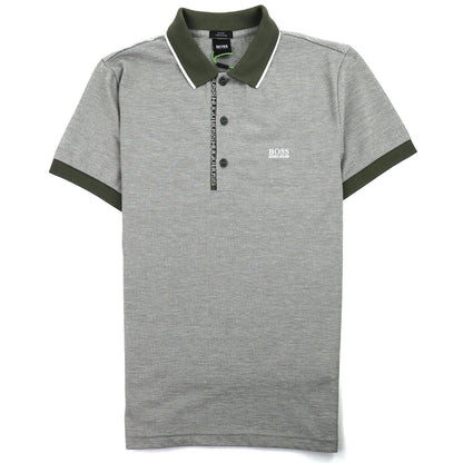 Hugo Boss Paule 4 Short Sleeve Polo Shirt Green
