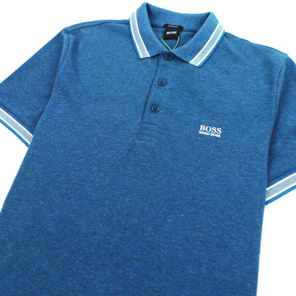 Hugo Boss Paddy Short Sleeve Polo Shirt Open Blue