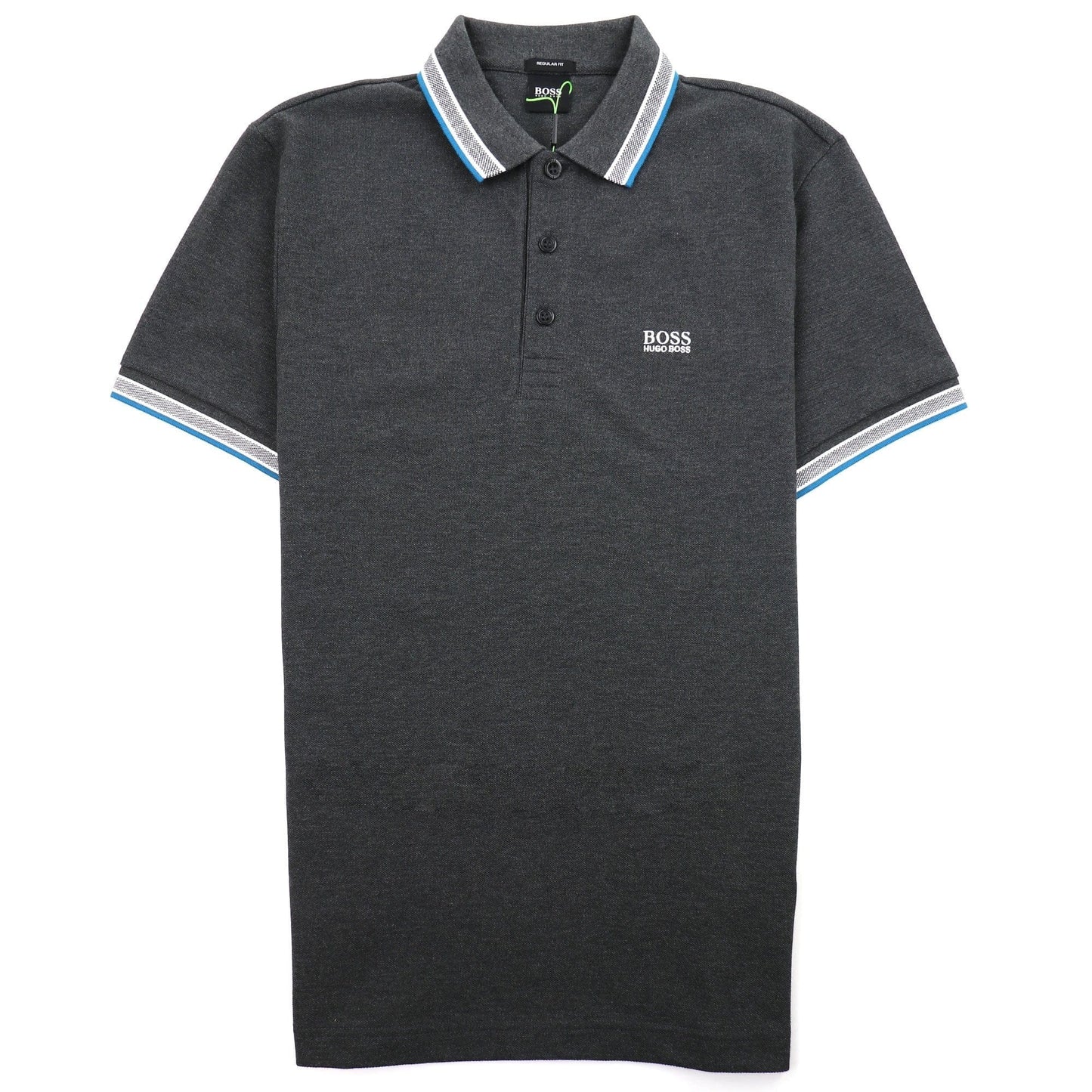 Hugo Boss Paddy Short Sleeve Polo Shirt Anthracite Grey