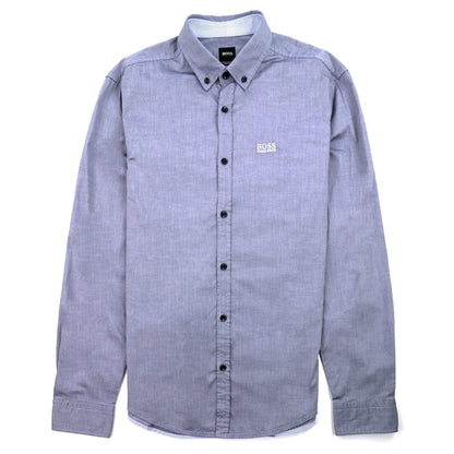 Hugo Boss Biado Regular Fit Long Sleeve Shirt Blue