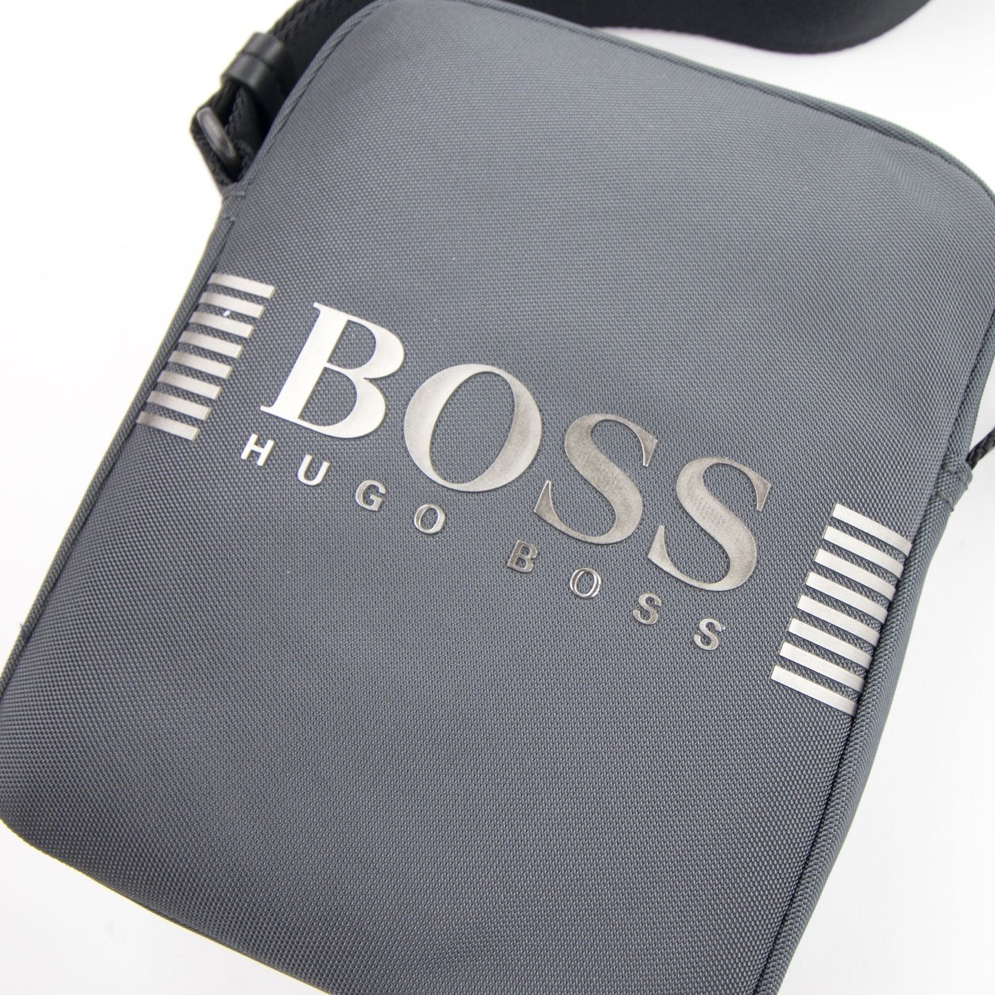 Hugo Boss Pixel Mini Crossbody Bag Dark Grey