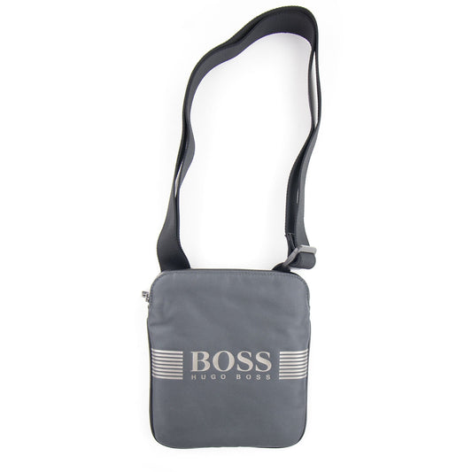 Hugo Boss Pixel Envelope Bag Dark Grey
