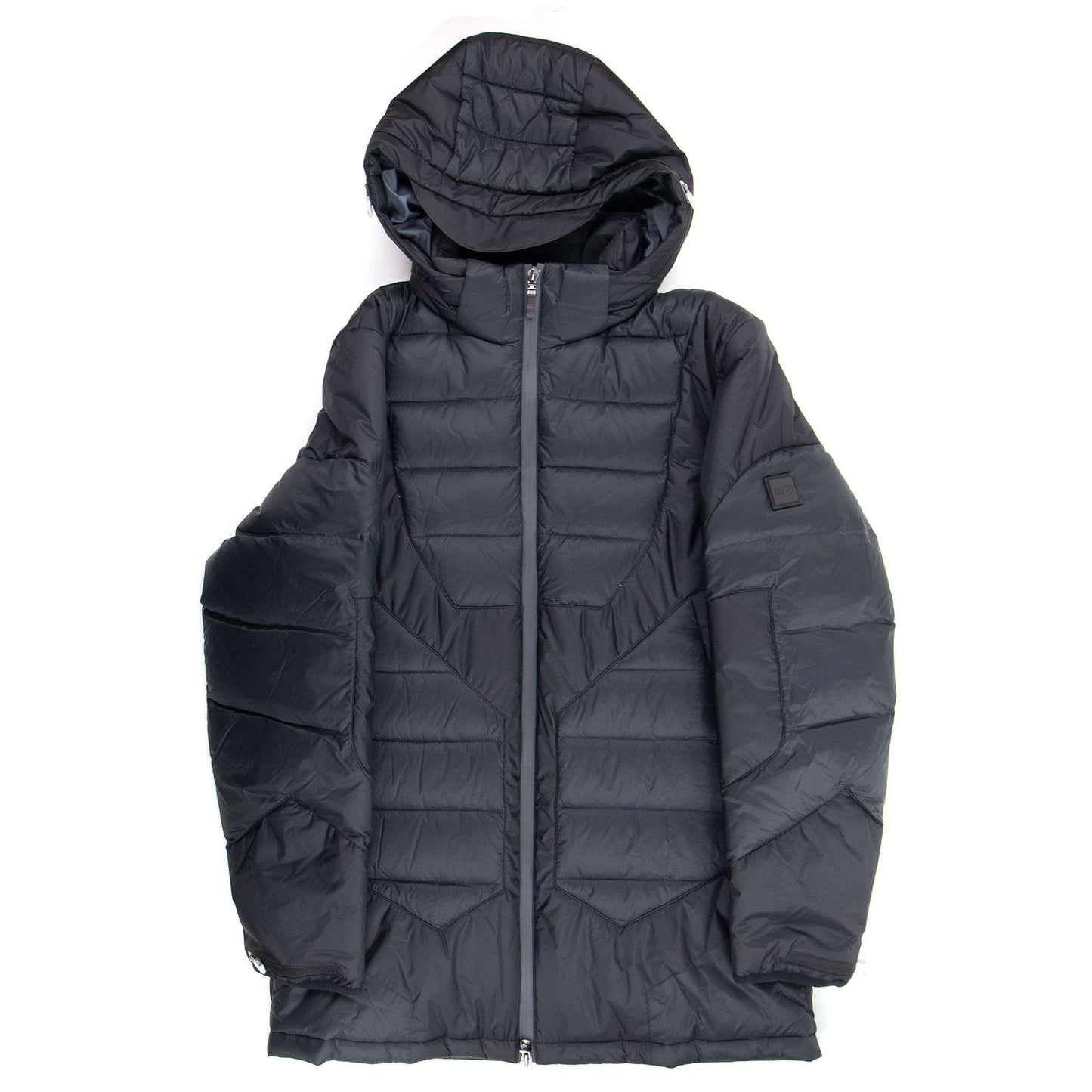 Hugo Boss Patton Padded Parka Coat Black