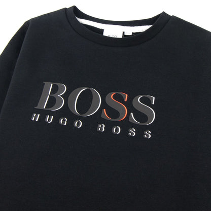 Hugo Boss Kids Logo Sweatshirt Black