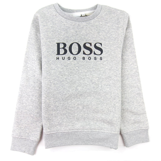 Hugo Boss Kids Logo Sweatshirt Grey