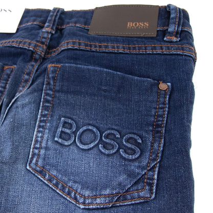 Hugo Boss Kids Rinse Wash Jeans Blue
