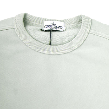 Stone Island Junior 60940 Crewneck Core Sweatshirt Light Green V0061