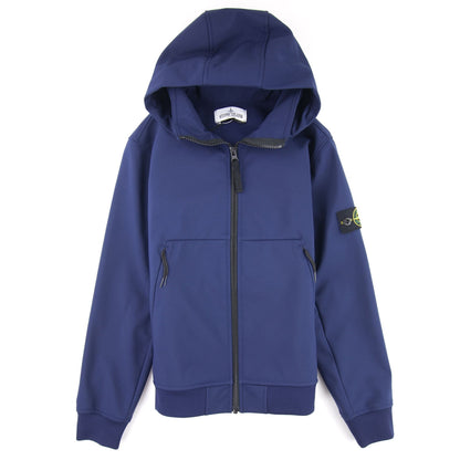 Stone Island Junior Q0230 Soft Shell-R Jacket Blue V0026