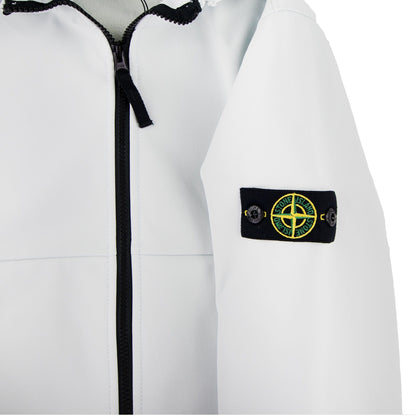 Stone Island Junior Q0230 Soft Shell-R Jacket Pearl Grey V0061