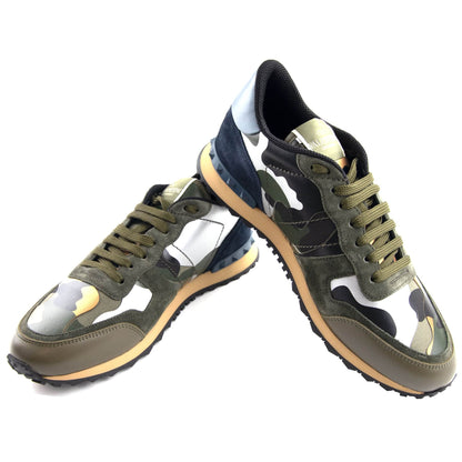Valentino Rock Runner Camouflage Gold & Green