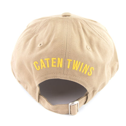Dsquared2 Patch Embroidered Canada Baseball Cap Taupe